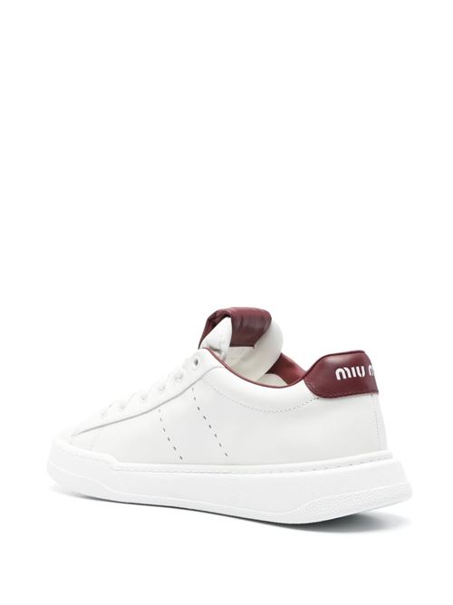 Sneaker in pelle MIU MIU | 5E387E3L48F0C65